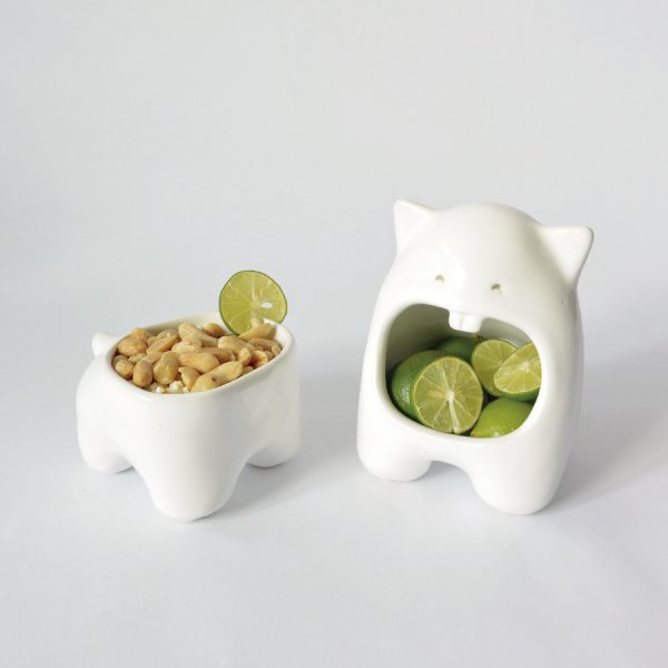 juego comelon huella tazon multiusos de ceramica marca tuio diseño mexicano regalo corporativo