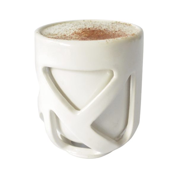 taza caparazon de ceramica marca tuio diseño mexicano doble fondo para cafe