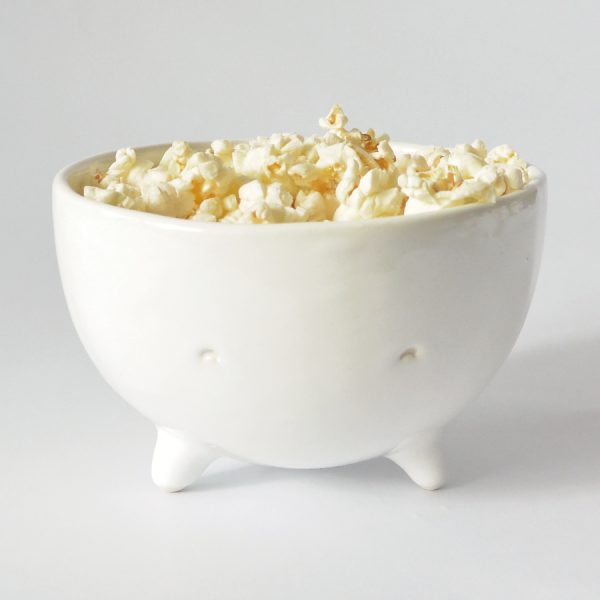 tazon cajete de ceramica marca tuio diseño mexicano palomitas